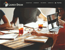 Tablet Screenshot of launchdream.com
